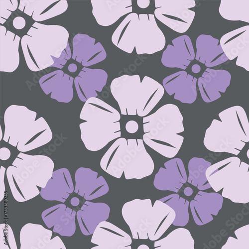 Exotic hand drawn flowers, seamless patterns with floral for fabric, textiles, clothing, wrapping paper, cover, banner, home decor, abstract backgrounds. Vector illustration
