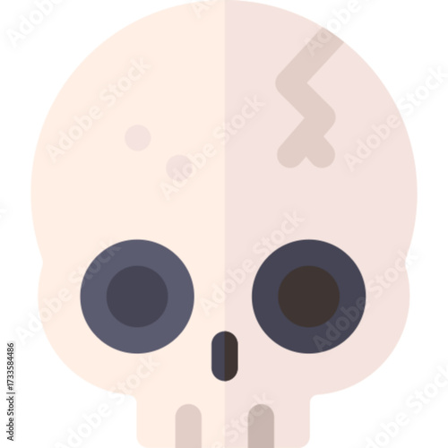 Human Skull Bone Anatomy Symbol