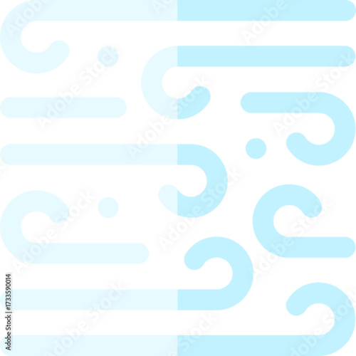 Wind Gust Vector Icon