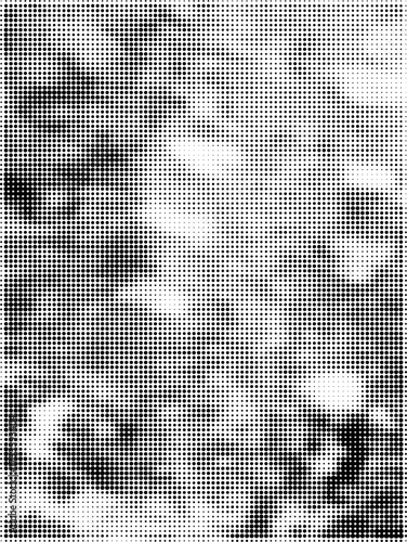 Vintage Grunge Dots Texture Halftone Pop Art Vector Background