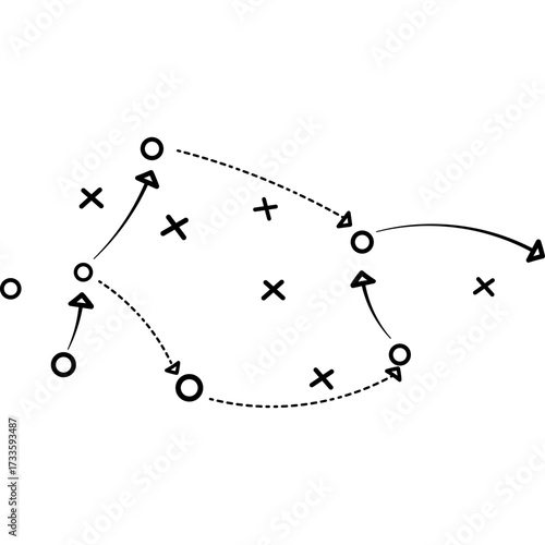 Football Tactics Illustration