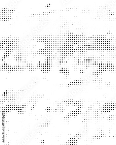 Grunge Halftone Pop Art Illustration Retro Dots Vector Background