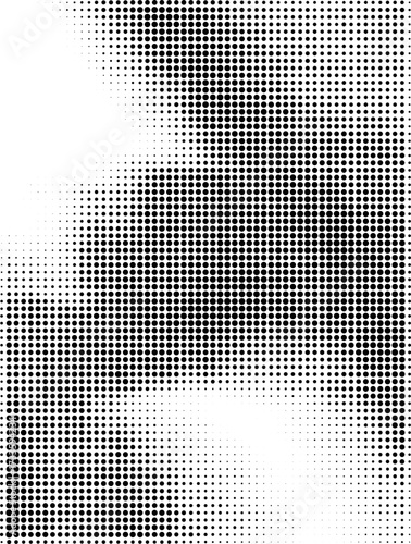 Abstract Halftone Dots Background | Vintage Grunge Pop Art Vector Illustration