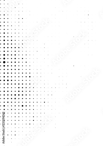Halftone Dots Background Vector Grunge Texture Pop Art Template