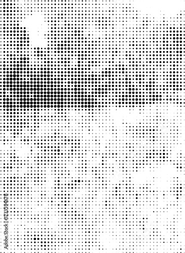 Halftone Grunge Vector Texture Abstract Pop Art Dots Background