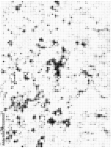 Abstract Halftone Dots Background | Vintage Grunge Pop Art Vector Illustration