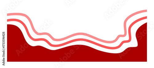 Abstract Wavy Background. Fluid Minimal Shapes for Modern Digital Design Template
