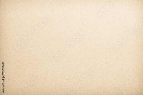 Old paper vintage texture surface for background. Recycle pale brown paper  texture, Cream color recycled kraft paper texture blank with copy space for text.