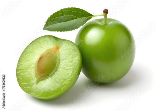 Texture Of Green Plum