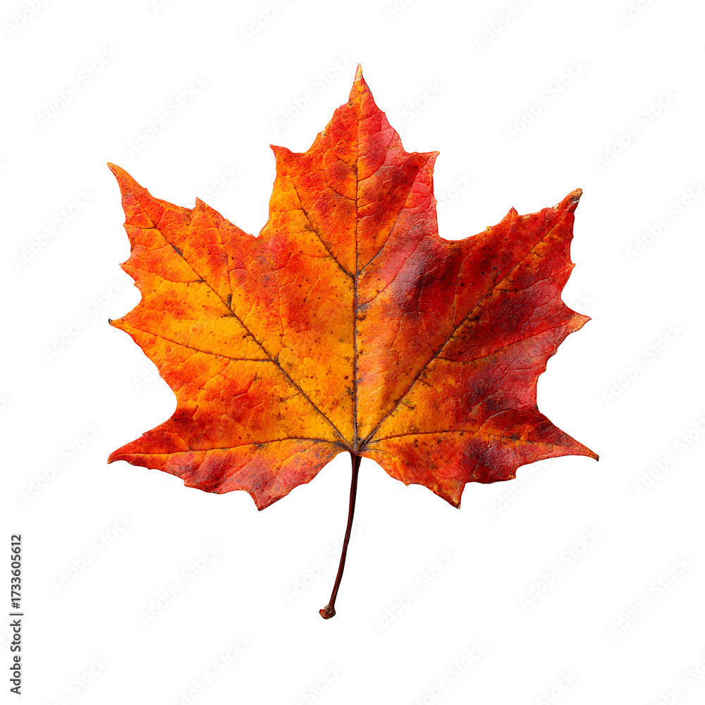 Obraz premium red maple leaf