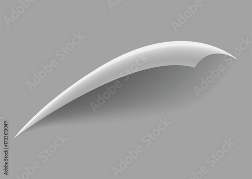 Curled paper corner. Curve page corner, page edge curl and bent paper sheet with realistic shadow. Paper corner fold isolated on white background