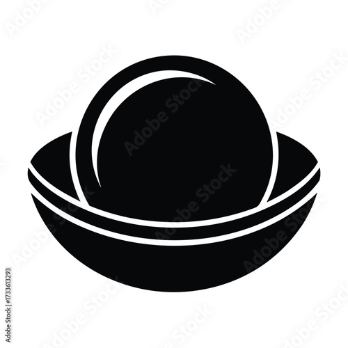 pearl icon vector icon on white background