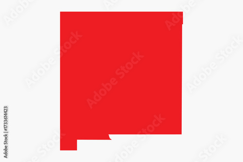 Vector graphic artwork suitable for print and web containing flat detailed map of NEW MEXICO Free Download Vector graphic artwork suitable for print and web containing flat detailed map of NEW MEXICO - GFXLoad
