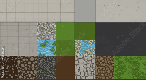 Seamless and Versatile Game Environment Tileset for Level Design and Development