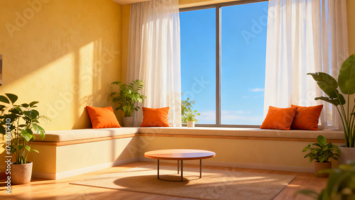 Sunlit Balcony Corner