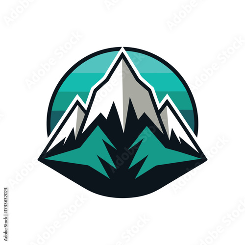 Mountain peak logo