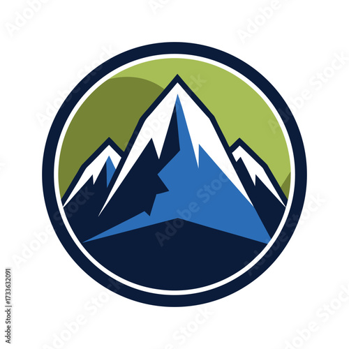 Mountain peak logo