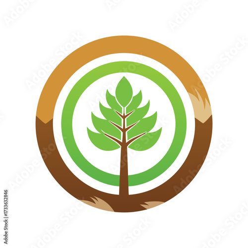 Green tree logo