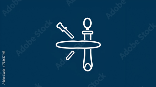 Wallpaper Mural circumcision line icon, vector illustration Torontodigital.ca