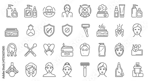 set of different symbols of different countries