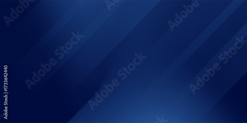 Abstract dark blue gradient background. Dark scene with curved waves of smoke or fog reflecting soft light, Black drop cool feeling of cold and cool underwater water.
