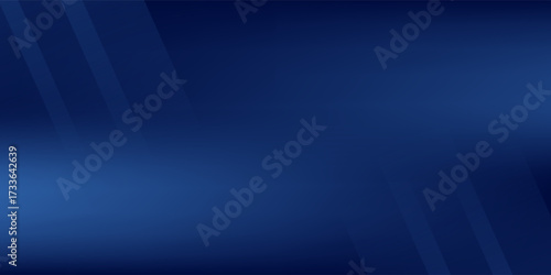 Abstract dark blue gradient background. Dark scene with curved waves of smoke or fog reflecting soft light, Black drop cool feeling of cold and cool underwater water.