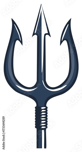 Illustrative Neptune Trident Poseidon's Spear Mythical Weapon Nautical Element