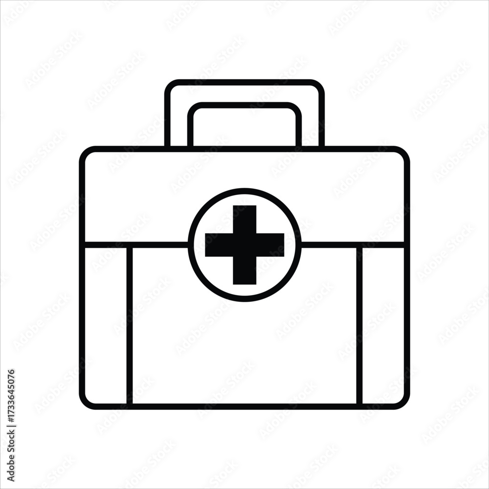 Obraz premium First Aid Kit Icon Design Elements Illustration
