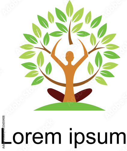 yoga tree logo