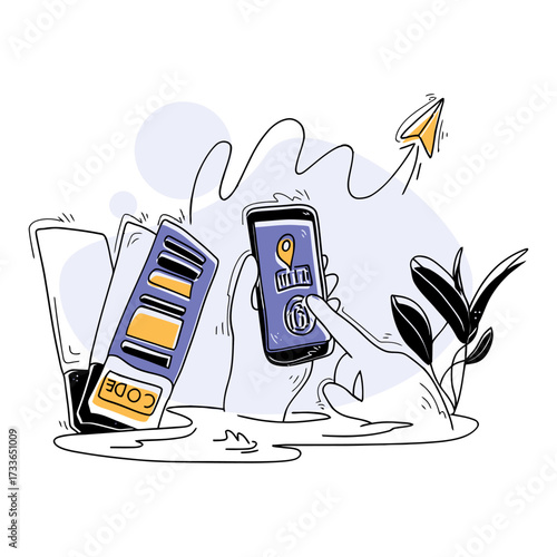 Unlock new possibilities with a digital code and smartphone app, simplifying access and information for modern convenience and innovative solutions