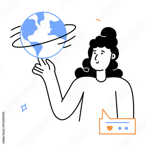 Global communication and social connection concepts illustrated with vibrant digital icons representing connectivity and online interaction for modern business and technology themes