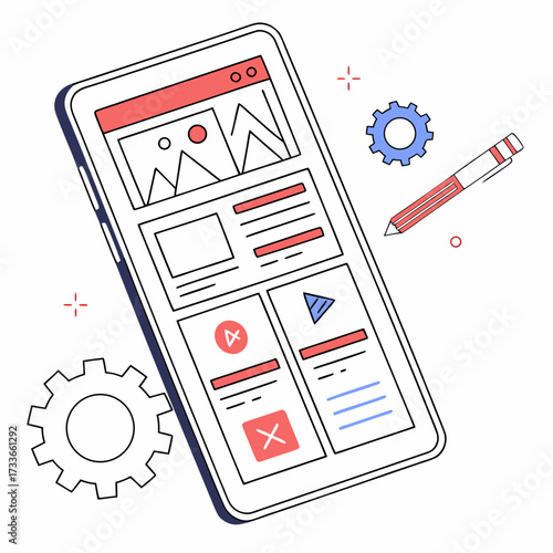 Mobile App Design Elements and Tools mobile interface