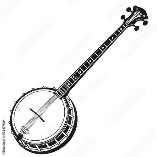 old fashioned guitar