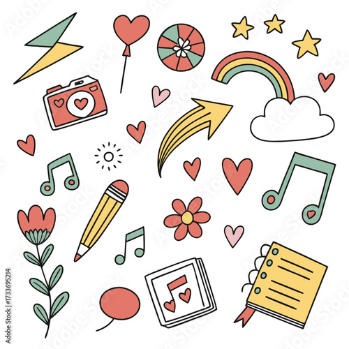 Ultimate Collection of Hand-Drawn Doodles: Arrows, Frames, People & Themes