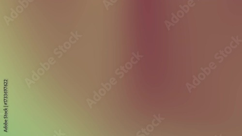 Blurred abstract gradient of green to brown, suitable for backgrounds, nature themed designs, ecofriendly concepts, and calming visuals. Vibrant and versatile.
