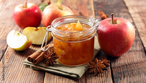 Apple Jam With Spices