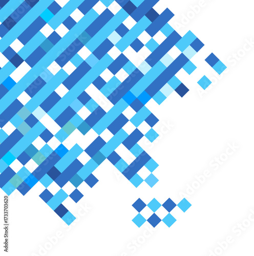 Blue pixel art pattern background for poster,banner