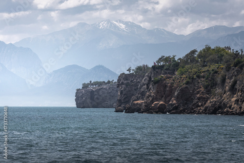 Wallpaper Mural Epic mountainous views with sea and cliffs in the foreground, Antalya, Turkey. Torontodigital.ca