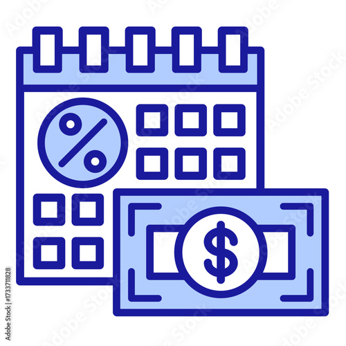 Payment Schedule  Icon Set Multiple Style Collection