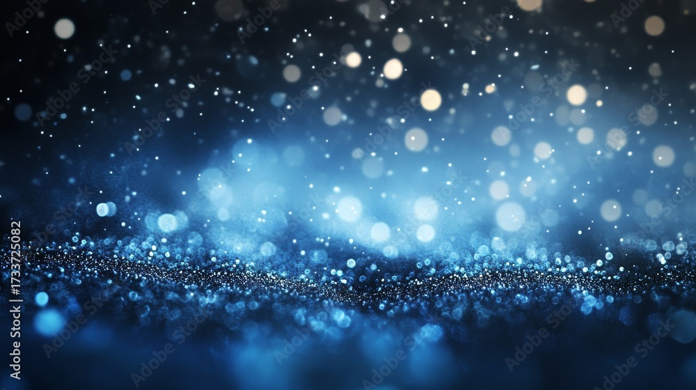 Obraz premium Enchanting Winter Wonderland with Dazzling Icicles, Glowing Glitter, and Sparkling Festive Ornaments