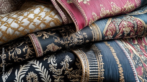 Wallpaper Mural Elegant Fabrics Collection: Luxurious Textures and Designs Torontodigital.ca