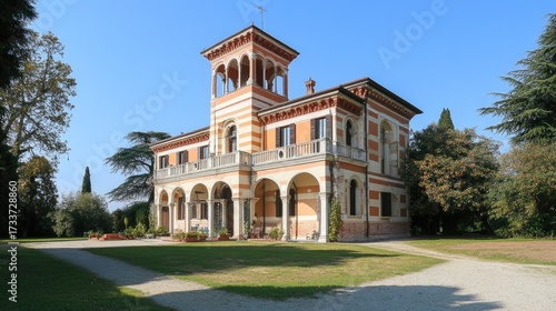 Wallpaper Mural Magnificent Italian Villa in Lush Gardens Torontodigital.ca