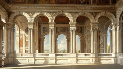 Wallpaper Mural Grand Architectural Interior: A Vision of Classical Elegance Torontodigital.ca