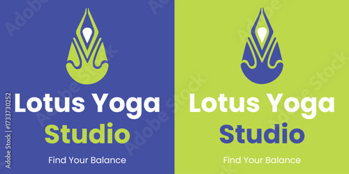 Lotus yoga studio logo
