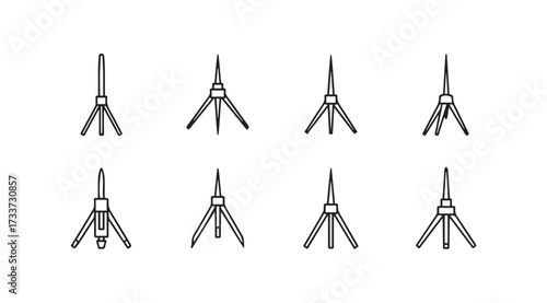 Vector art of sprinkler collection set