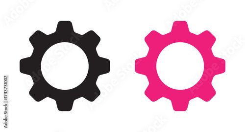 
Gear icon set, Gear wheel symbol. vector illustration eps 10
