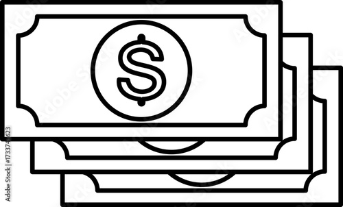 Business Project Icon Outline