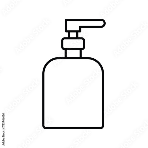 Hand Soap Dispenser Icon Design Elements Illustration