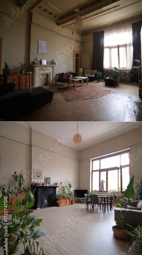 interior, room, furniture, home, design, living, living room, house, apartmen...