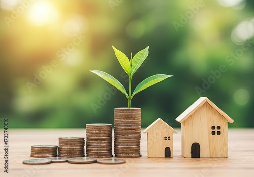 Watch your dream home grow with smart investments, cultivating wealth and securing your future in a vibrant, sunlit garden oasis.